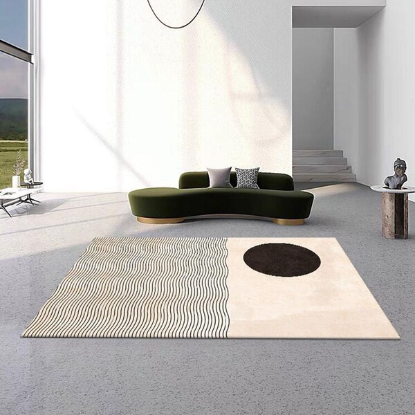 modern and minimalistic creative carpet for living room for home use