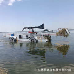 河道整理草刈船中型全自動水草刈り入れ船油圧ごみすくい船メーカーの供給源