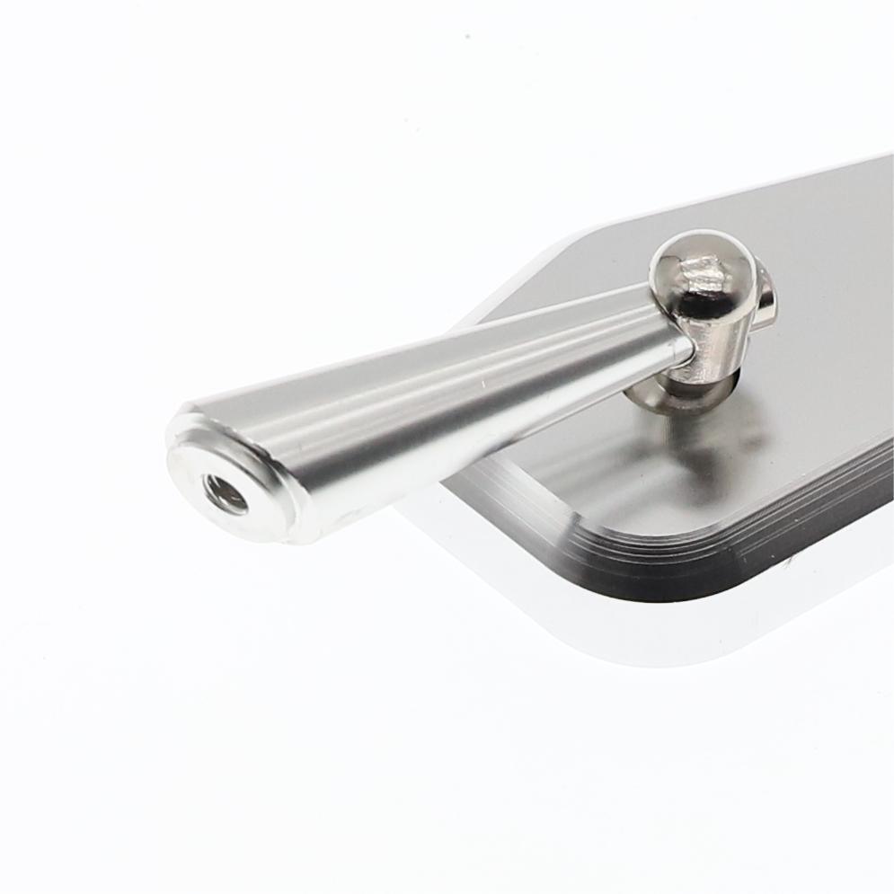 CNC small diamond long and short rod motorcycle rearview mirror modified universal rearview mirror retro handle mirror Rizoma