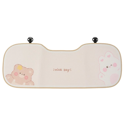 Seasons Universal Car Headrest and Lumbar Waist support - honeycomb-star-bear-rabbit-cushion-back-seat