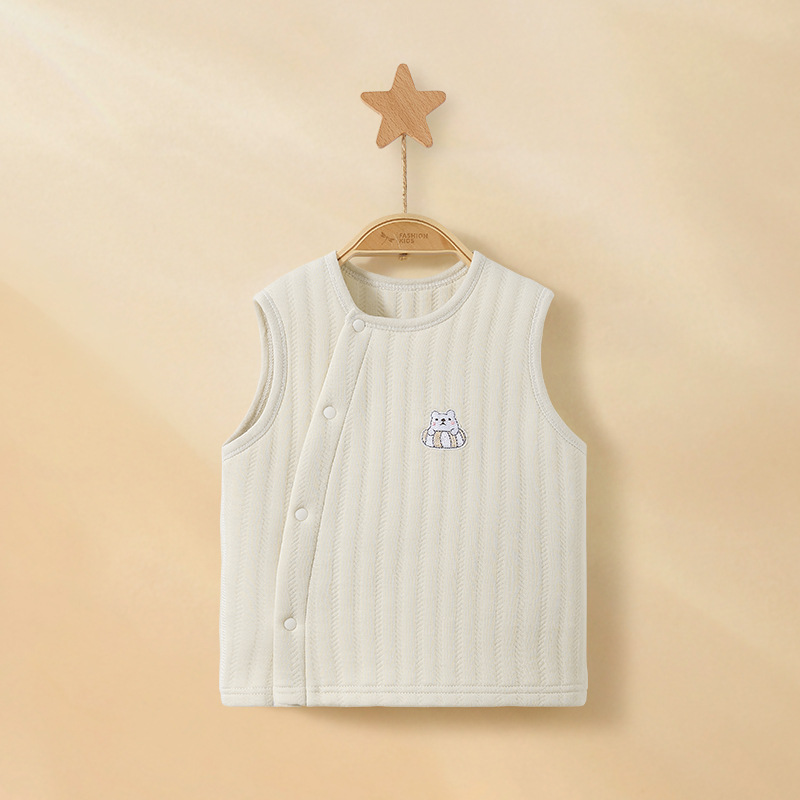Chaleco de bebé primavera, otoño e invierno, recién nacido, cálido, acolchado fino para niños, chaleco de fondo para niños y niñas, chaleco de bebé