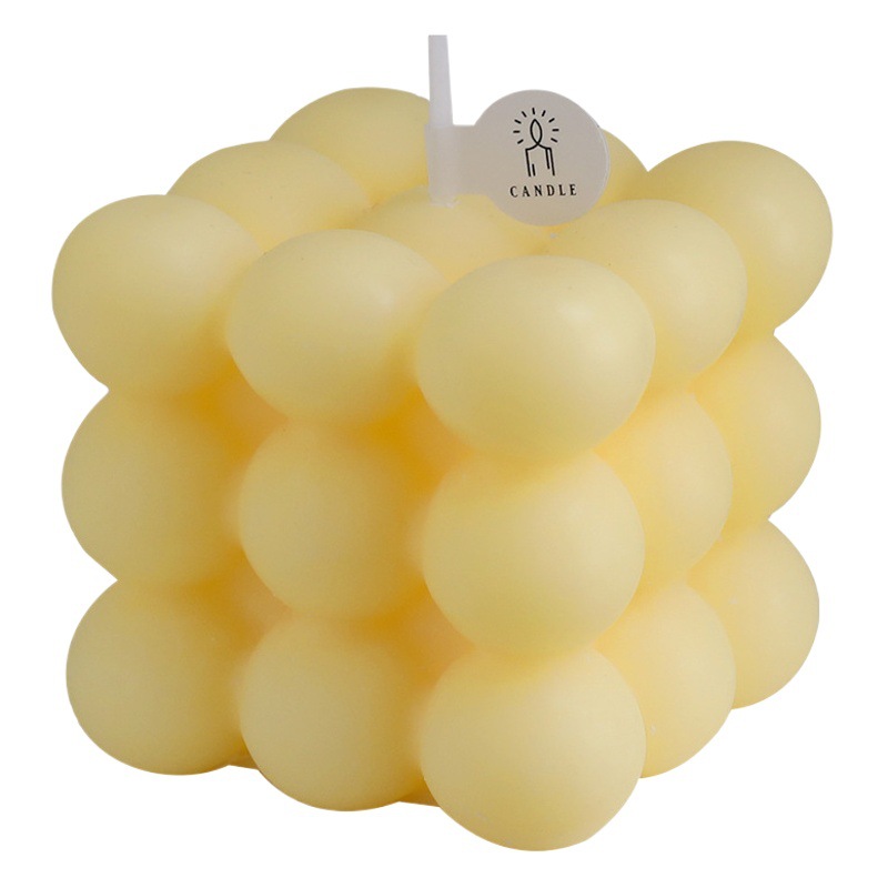 Adornos de fragancias de alta gama, recuerdos creativos, regalos personalizados transfronterizos, velas aromáticas cúbicas hechas a mano