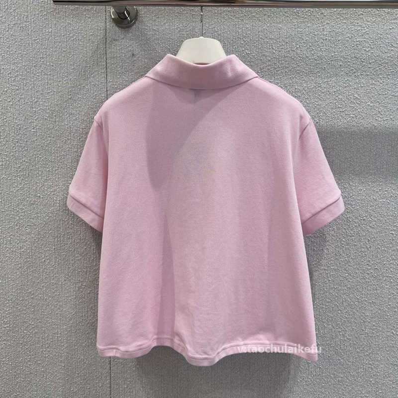 Цветной свежий поло, футболка с коротким рукавом oversize