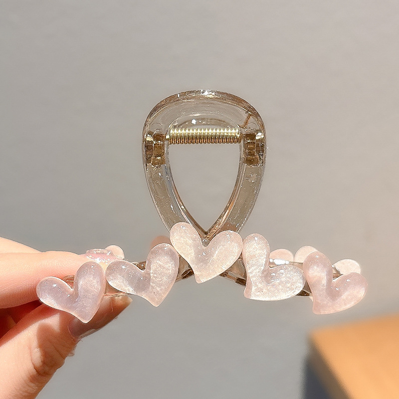 Clip de agarre, gran cantidad de cabello, horquilla esmerilada, horquilla simple, horquilla de tiburón, nuevo y exquisito tocado de alta gama, horquilla femenina