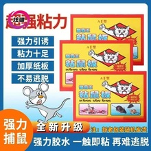 加大号老鼠粘粘鼠标强力胶粘大老鼠超强高粘度家用捕鼠神器老鼠贴