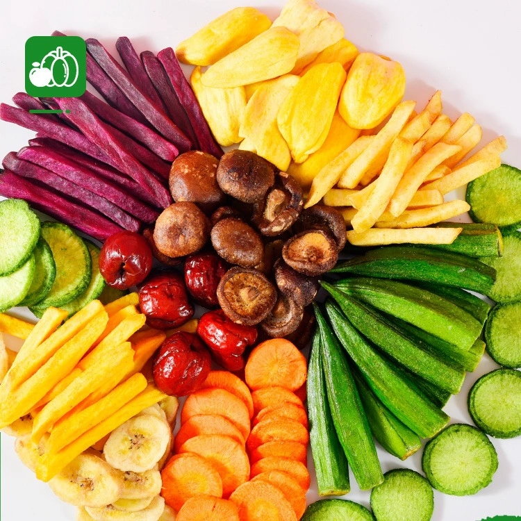 Mixed Dried Fruit & Vegetable Crisps, 500 g Assorted Dehydrated Snack Pack (Multiple Variety Options)