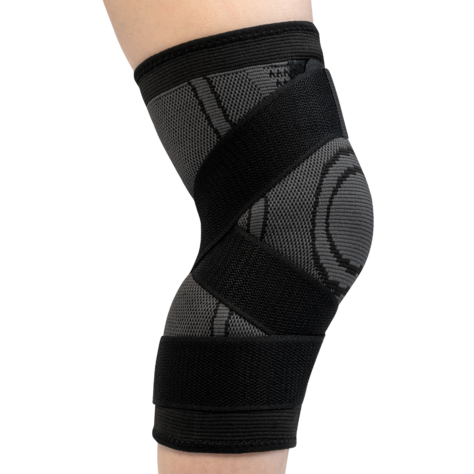 Rodillas de baloncesto para hombres y mujeres al aire libre correr rodillas de bicicleta caliente fitness antideslizante prensado rodillas al por mayor