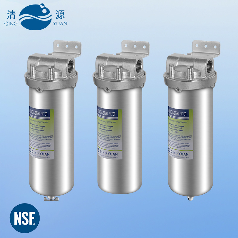 Qingyuan Pre-Filter Nsf Certified Household Water Purifier Tap Water Filter Stainless Steel Whole House Water Filter