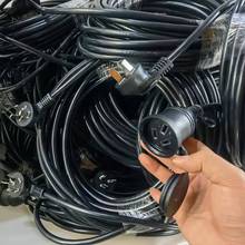 電纜線廠家包郵定制16A大功率國標插頭插座電源插頭線 空調延長線