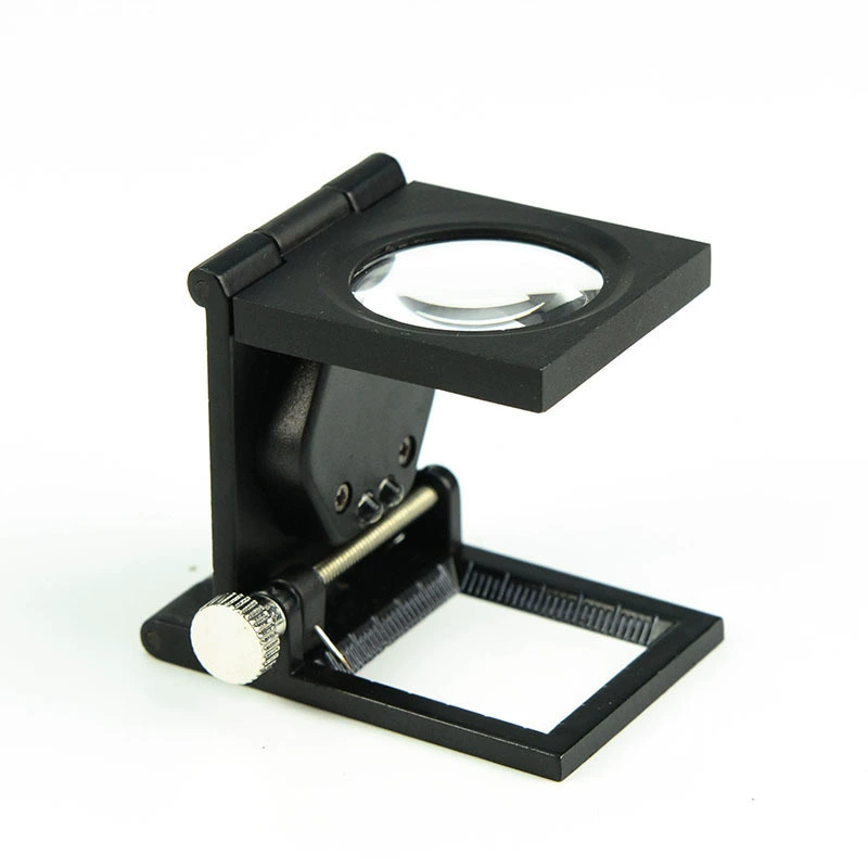 Материал из цинкового сплава со светодиодной подсветкой, увеличительное стекло, детская указка HD, в 8 раз больше плотности тканевого зеркала, складного металла оптом