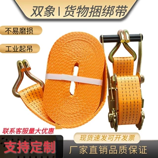 厂家定制棘轮拉紧器双钩货物捆绑器货物固定器加厚捆绑带紧绳器