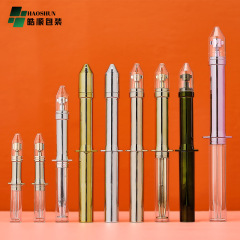 厂家1ml3ml5ml10ml涂抹式眼霜折断针管瓶 火箭筒精华液水光针包材