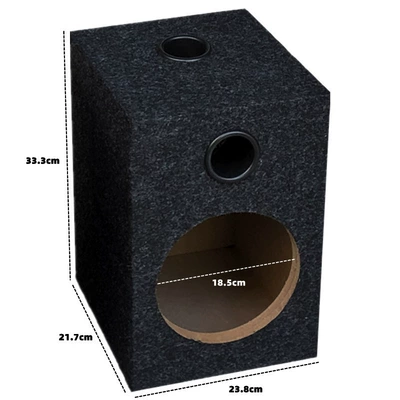 8inch speaker wooden box empty – Car speaker/subwoofer - single-speaker-none-new-model-8inch-with-treble-hole-single
