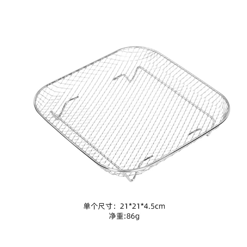 エアフライヤー電子レンジグリル 304 ステンレス鋼オイルフィルターメッシュキッチン高温耐性エアフライヤーバーベキューグリル|undefined