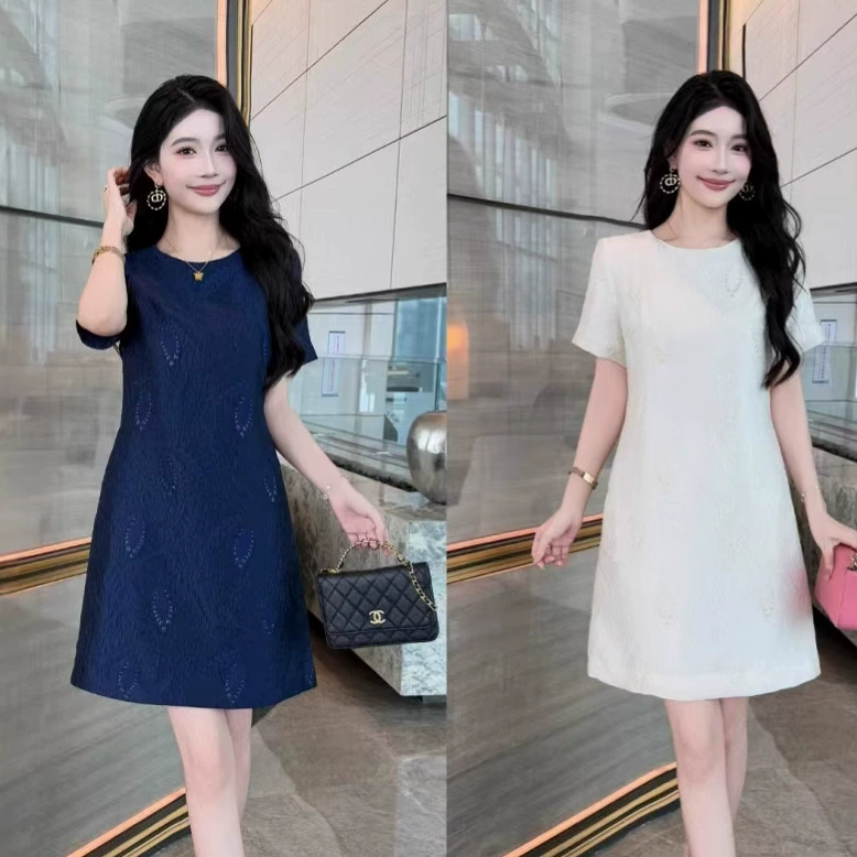 Шэньчжэнь Nanyou высококачественная юбка 2025 лето новая мода элегантное прочное ацетатное жаккардовое платье для стройного силуэта