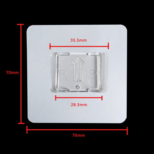 Powerful punch-free traceless patch bathroom toothbrush rack accessories sticky adhesive sticker hook nail-free stain patch