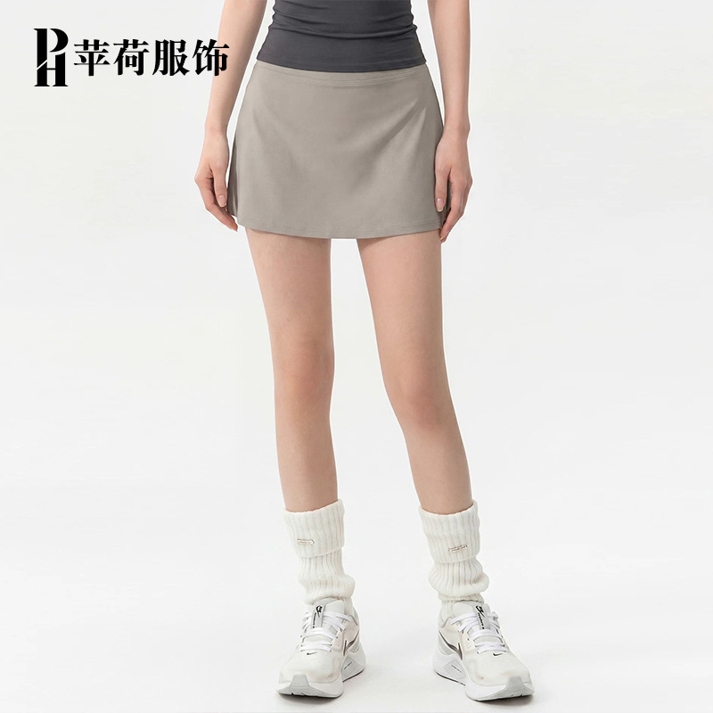 Summer Yoga Short Skirt 2026 New Style Anti-Exposure Fitness Pilates A-Line Skirt Elegant Casual Tennis Skirt for Women Summer Yoga Short Skirt 2026 New Style Anti-Exposure Fitness Pilates A-Line Skirt Elegant Casual Tennis Skirt for Women