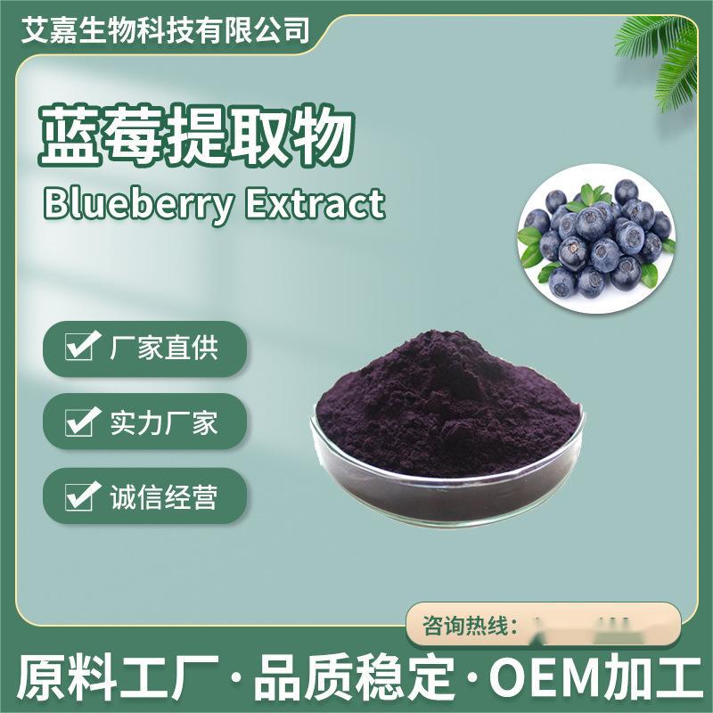 蓝莓提取物 植物提取物 蓝莓果粉 花青素25% 现货供应84082-34-8