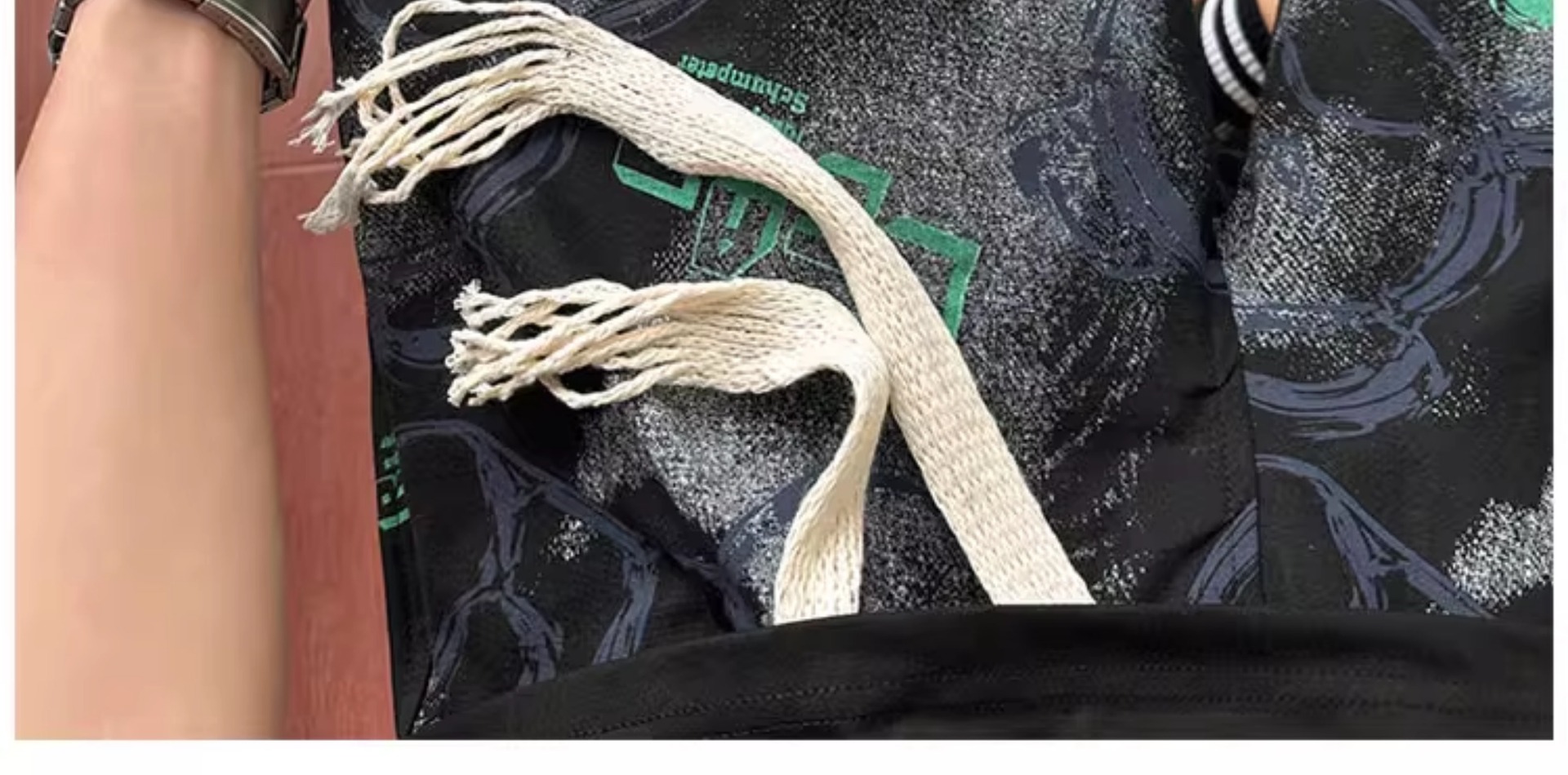 Herren Shorts Mit Bären-graffiti Und Elastischem Bund Für Strand_voghion.com