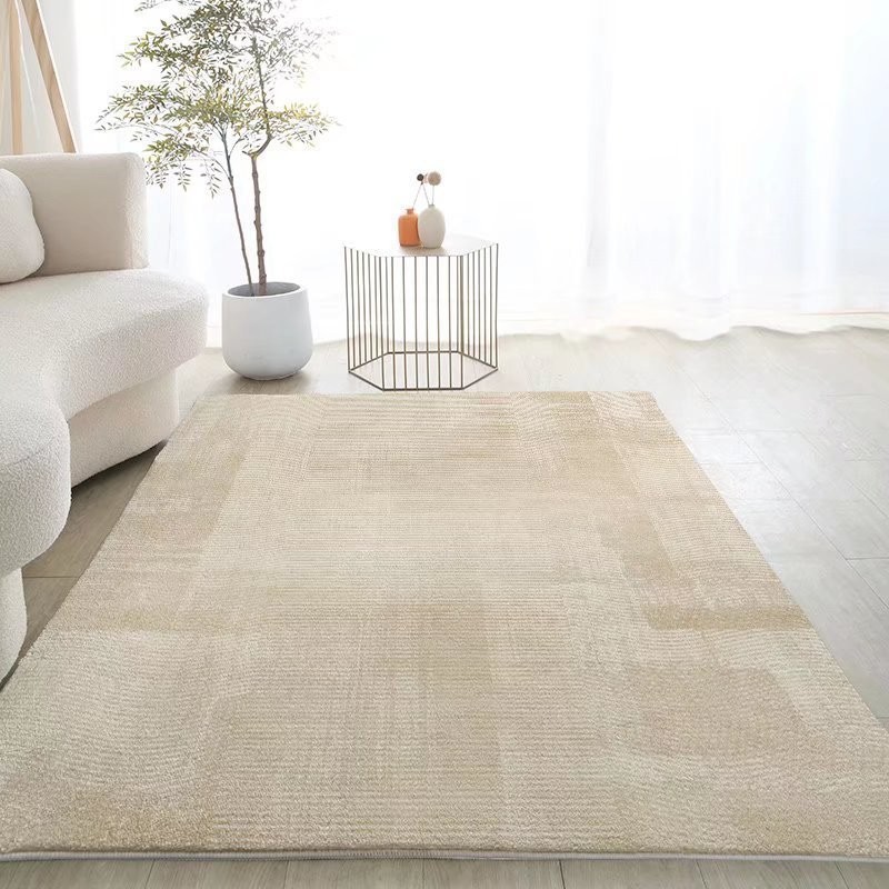 Simple and Elegant Imitation Cashmere Carpet, Stain-Resistant and Easy to Clean, Living Room Sofa and Coffee Table Mat, Bedroom Rectangular Bed Edge Runner