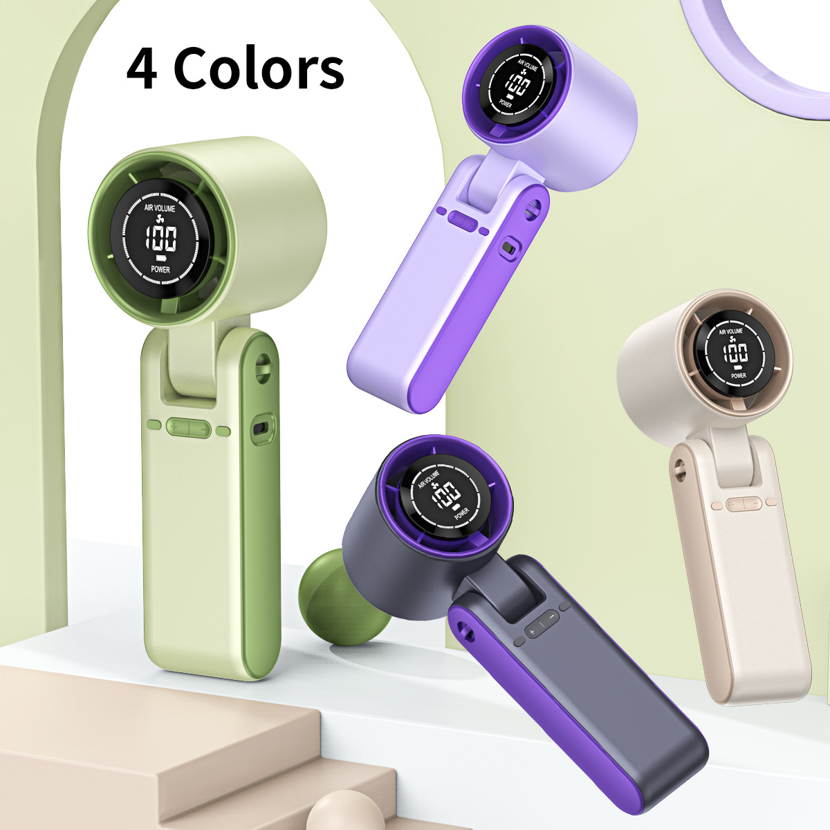 2026New T15 Refrigeration Icy Wearable Handheld Portable Fan