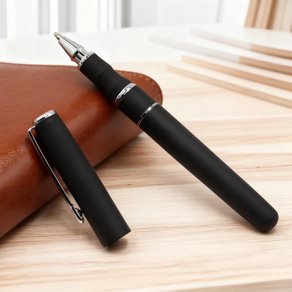 Luxury Metal Signature Pen with Glue Spray, Business Office Advertising Ballpoint Pen, Logo Gel Pen Wholesale