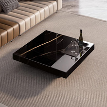 5新天然大理石异形茶几小户型客厅家用高端轻奢高级极简奢石