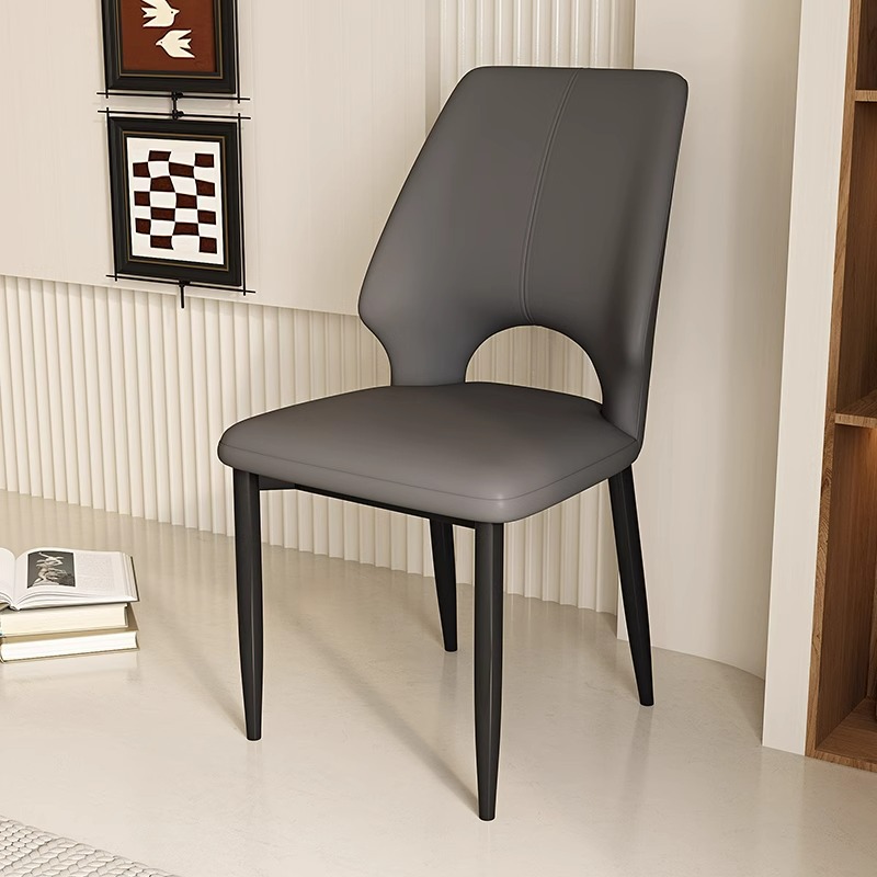 Silla de comedor doméstica 2024 silla de lujo ligera taburete de comedor de alto nivel silla de mahjong respaldada casual silla de mesa de comedor bolsa transfronteriza