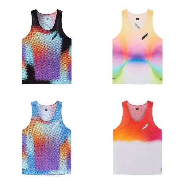 SOAR premium sports running marathon vest for men and women, outdoor quick-dry breathable jogging wear, summer print