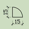 Density board quarter 15*15*2.44 meters