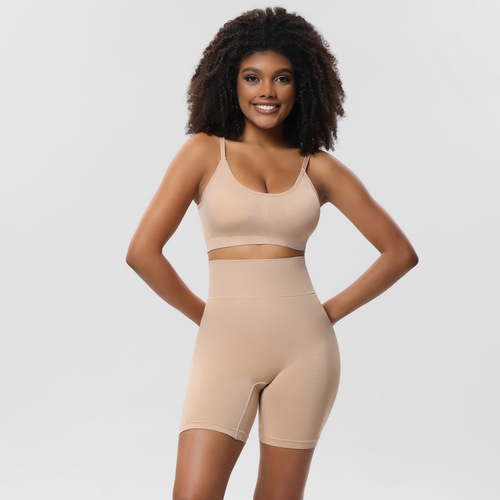 European and American foreign trade underwear for women with big breasts, no wire straps, sports bra set, bra, tummy control pants, butt lifting pants