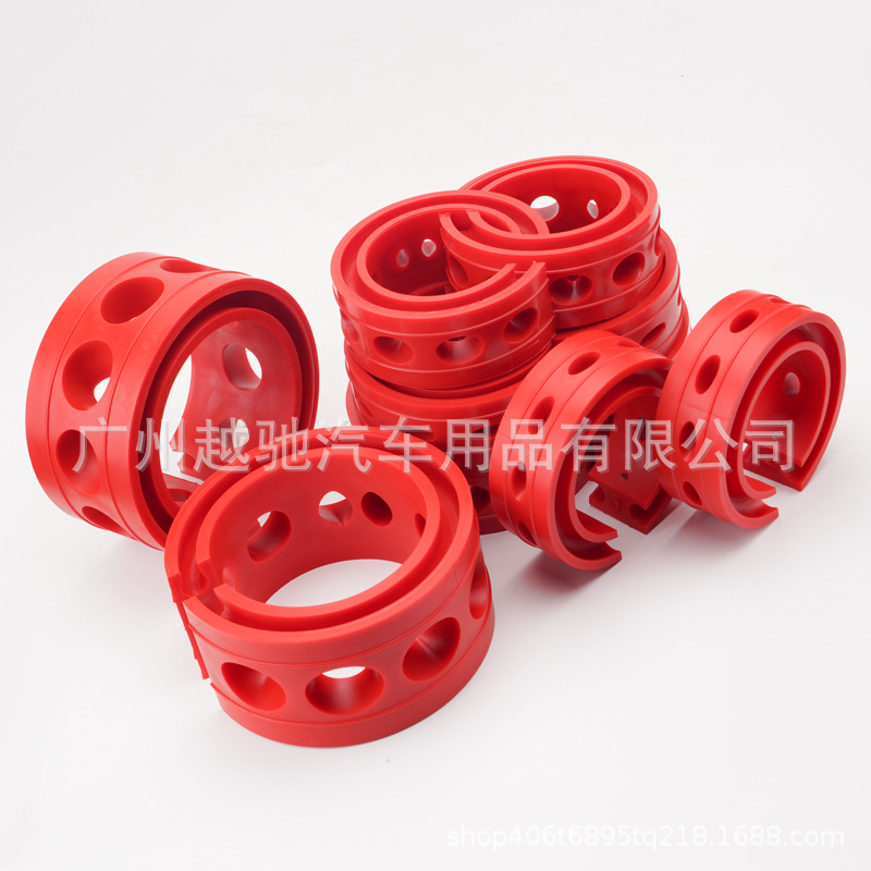 源头厂家汽车改装红色弹簧避震胶 缓冲器减震器减震胶 缓冲避震胶