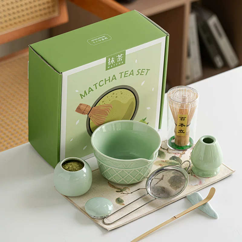 (Cross-border trading), matcha for ice cream, tea cup, set, filter