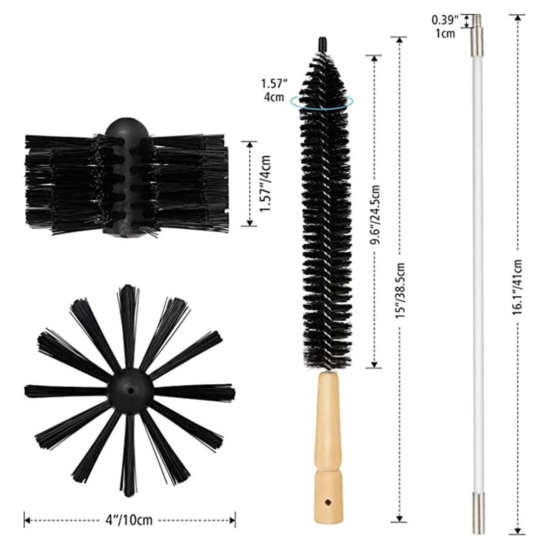 Transfronterizo caliente-Venta de tubo secador flexible cepillo de lana de algodón de limpieza Cenicero cepillo traje