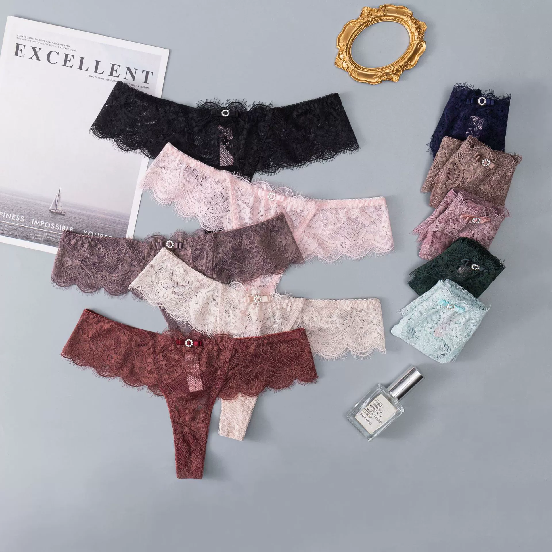 Сексуальное кружевное прозрачное thong-гард, низкая талия, сексуальные трусики-штаны temptation Heat T, кросс-бордер поставка