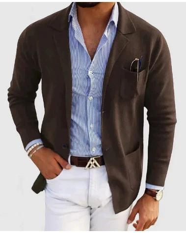 Spring suit for leisure, jacket English style, plus size