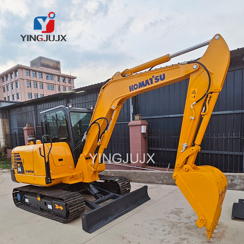 Excavadora de segunda mano Komatsu 56 Shengang 55 Hitachi 60 Komatsu 55 San-Y55 Kat 55, declaración de exportación de comercio exterior image 1