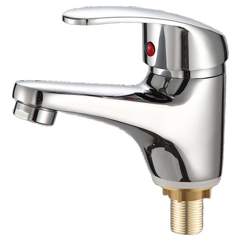 Bajo baños bajos lavabo de agua caliente y fría lavabo de lavabo de baño doméstico lavabo único lavabo frío grifo bajo