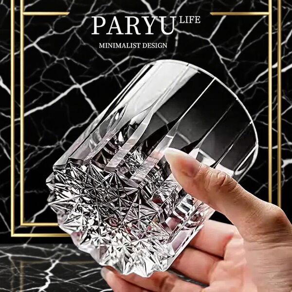 Crystal wineglass for whiskey