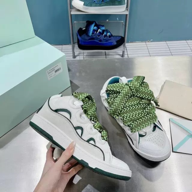 Green shoelaces