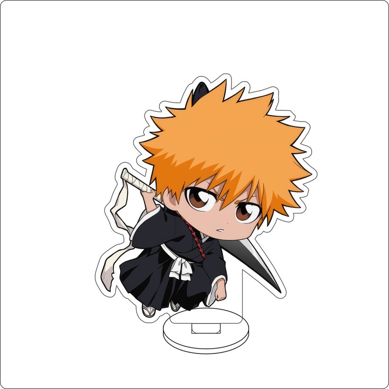 BLEACH ブリーチ Q版 10CM アクリルスタンド アニメグッズ 卓上飾り 黒崎一護|undefined