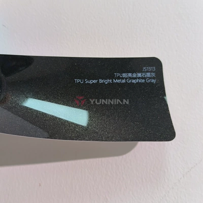 TPU car color change film, Auto Color Change Film - tpu-ultra-bright-metallic-graphite-gray-15215m