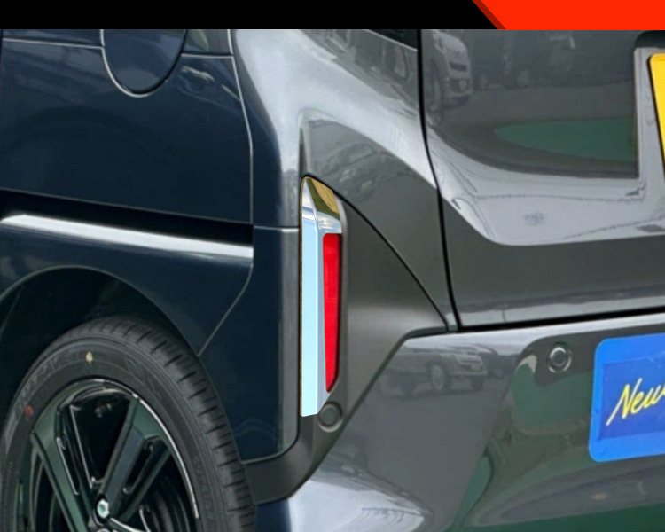 Suitable for Daihatsu 25 Model Move Modified Rear Bumper Fog Light Decorative Strip Sticker Car Exterior Accessories