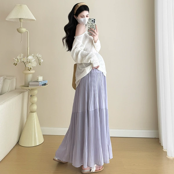 Purple skirt