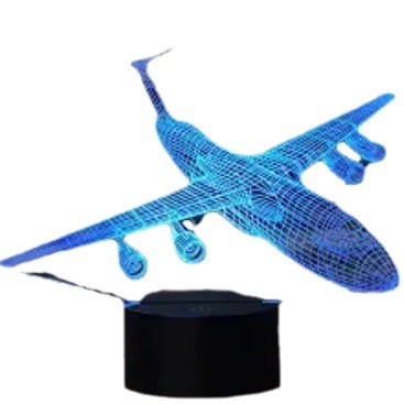 Bola exclusiva transfronteriza colorida luz de noche 3D táctil luz visual extraíble ilusión de batería luz decorativa