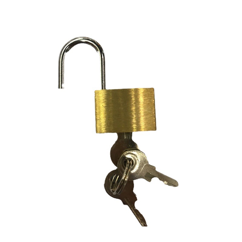 Fábrica al por mayor 30mm cerradura de cobre fino chasis cerradura cajón gabinete puerta cerradura herramientas cobre candado medio cobre candado