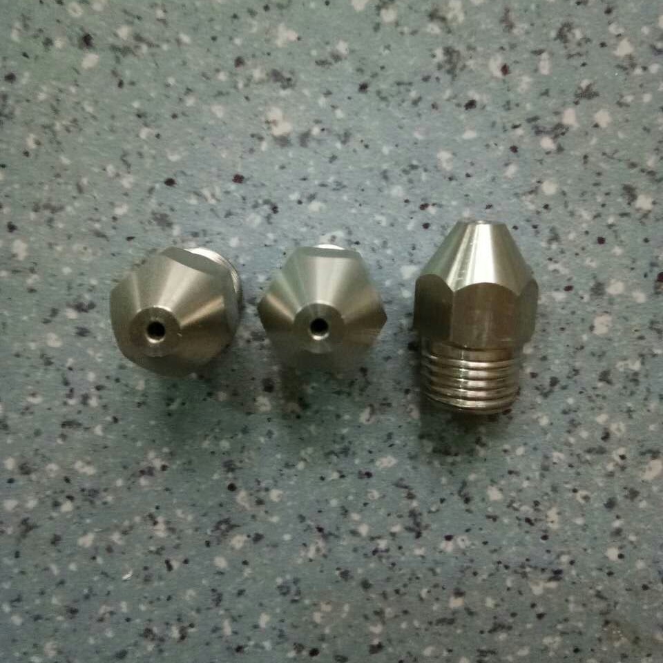 子弹头不锈钢雾化喷嘴直射液柱高压洗车喷头实心锥形洒水喷嘴头