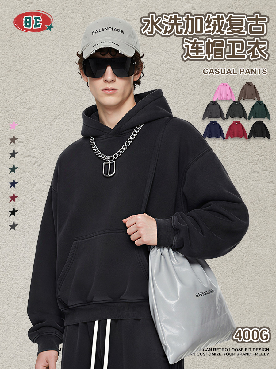 Be Men 's Wear | 2025 American retro Washing Water short and Widow boxifit and Plum hat Guard easy Trend Boys