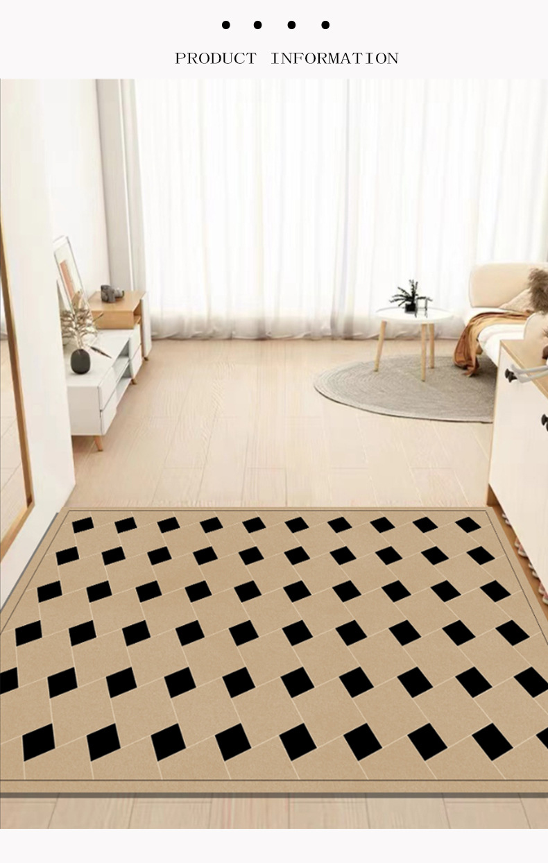 Rutschfeste Retro Fußmatte Für Eingang Küche Und Balkon_voghion.com