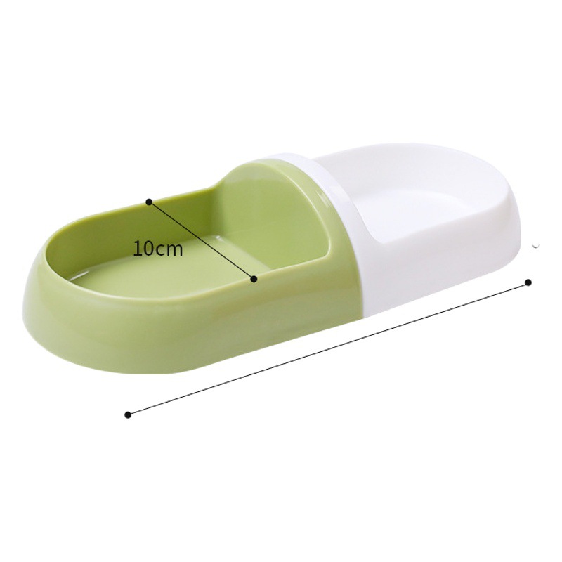 Pipitao original de plástico combinado cápsula gato tazón se puede utilizar por separado para la limpieza conveniente tazón para mascotas al por mayor